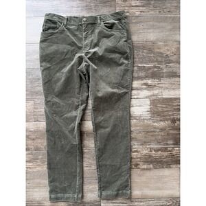 Mens C&C California Green  Corduroy‎ Pants Size 38x32 Chinos Cords